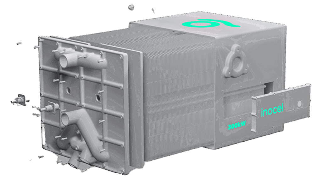 This is the stack for wo composed the hydrogen generator